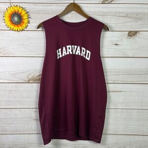 Under Armour Harvard Crimson Athletic Tank Top Men's XL Heatgear Sleeveless